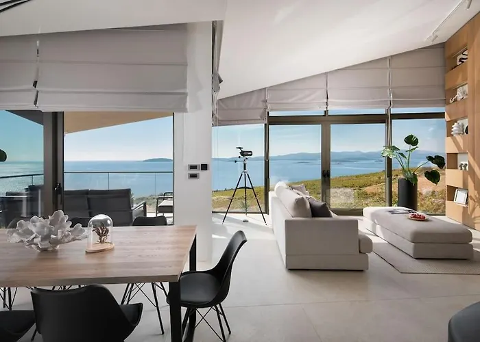 Villa Luxury & Unique Bevel House With Sea View Orebić